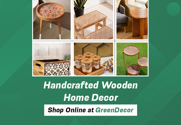Handcrafted Wooden Decor Online – Shop Affordable Wooden Items at Green Decor