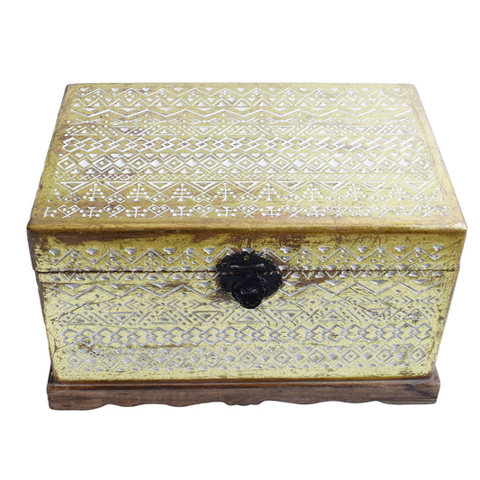 Handcrafted Wooden Trunk