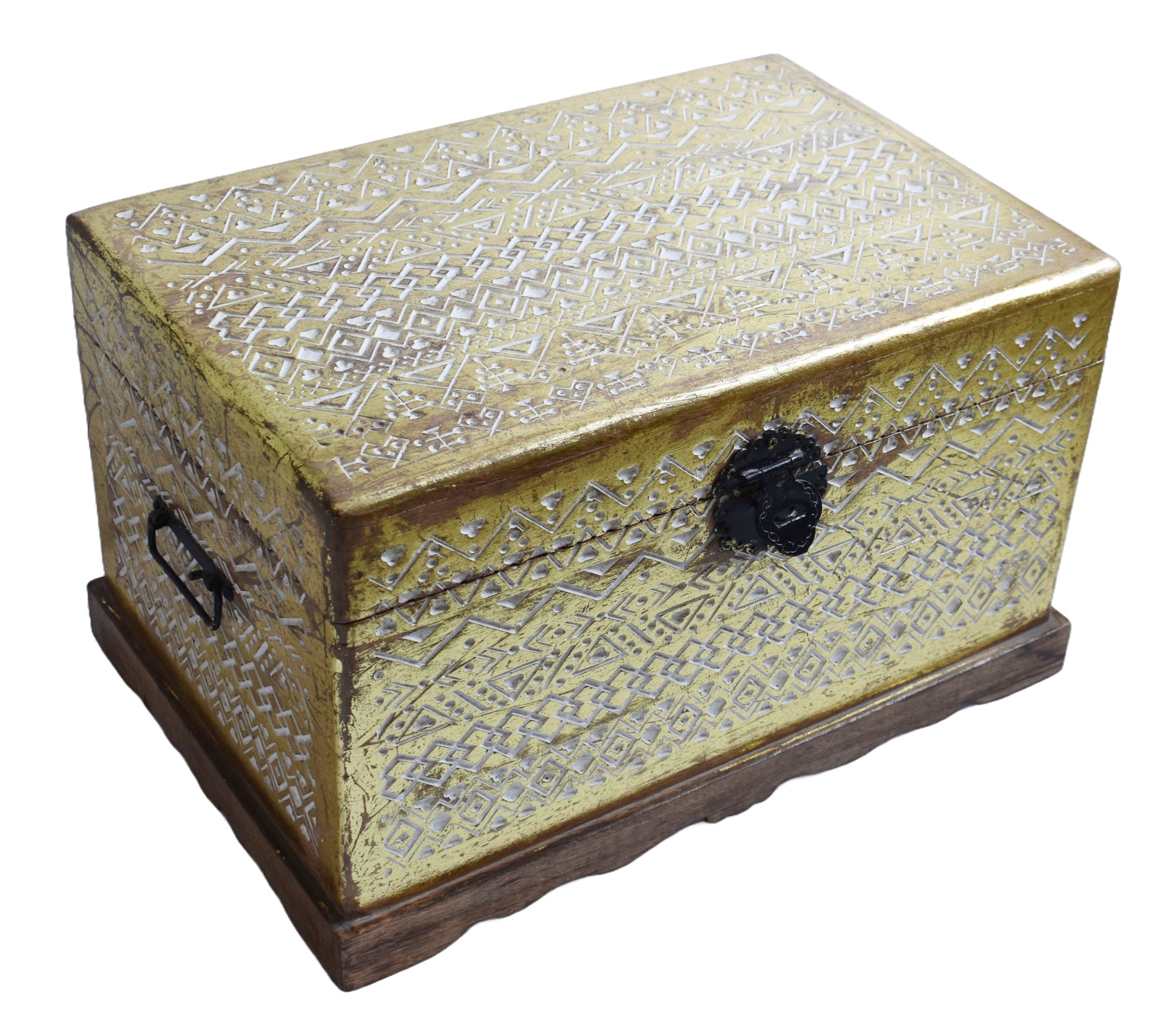 Handcrafted Wooden Trunk