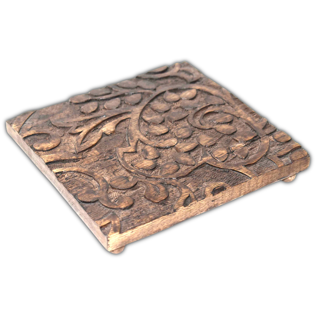 Wooden Carved Trivet