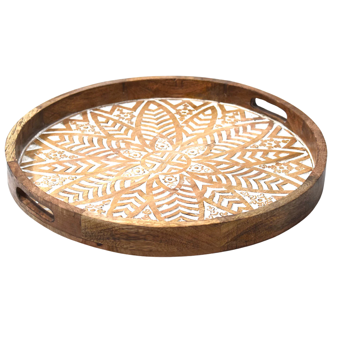 Wooden Carved  Tray
