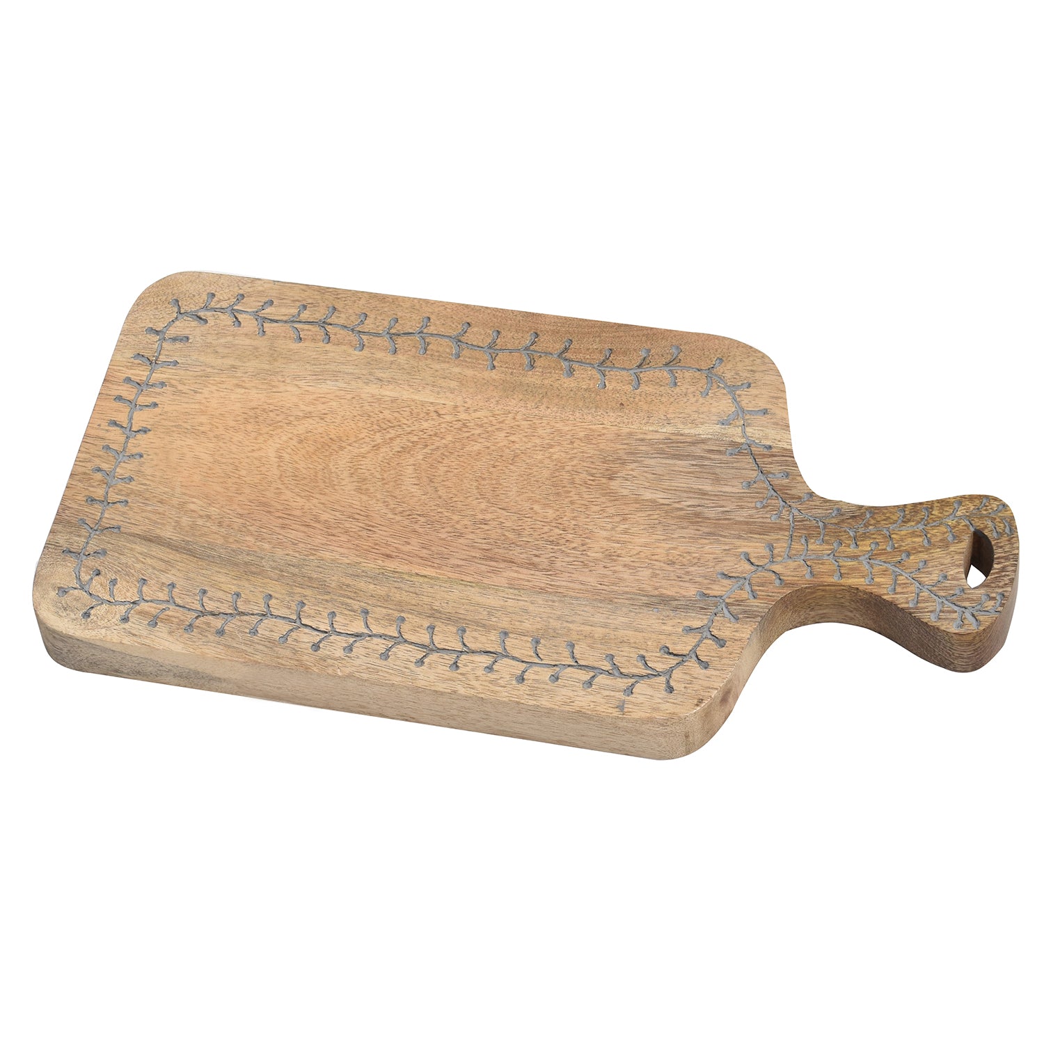 Wooden P carved Platter