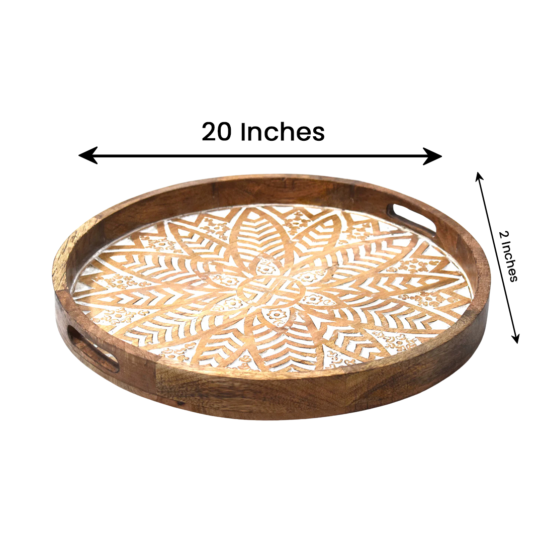 Wooden Carved  Tray