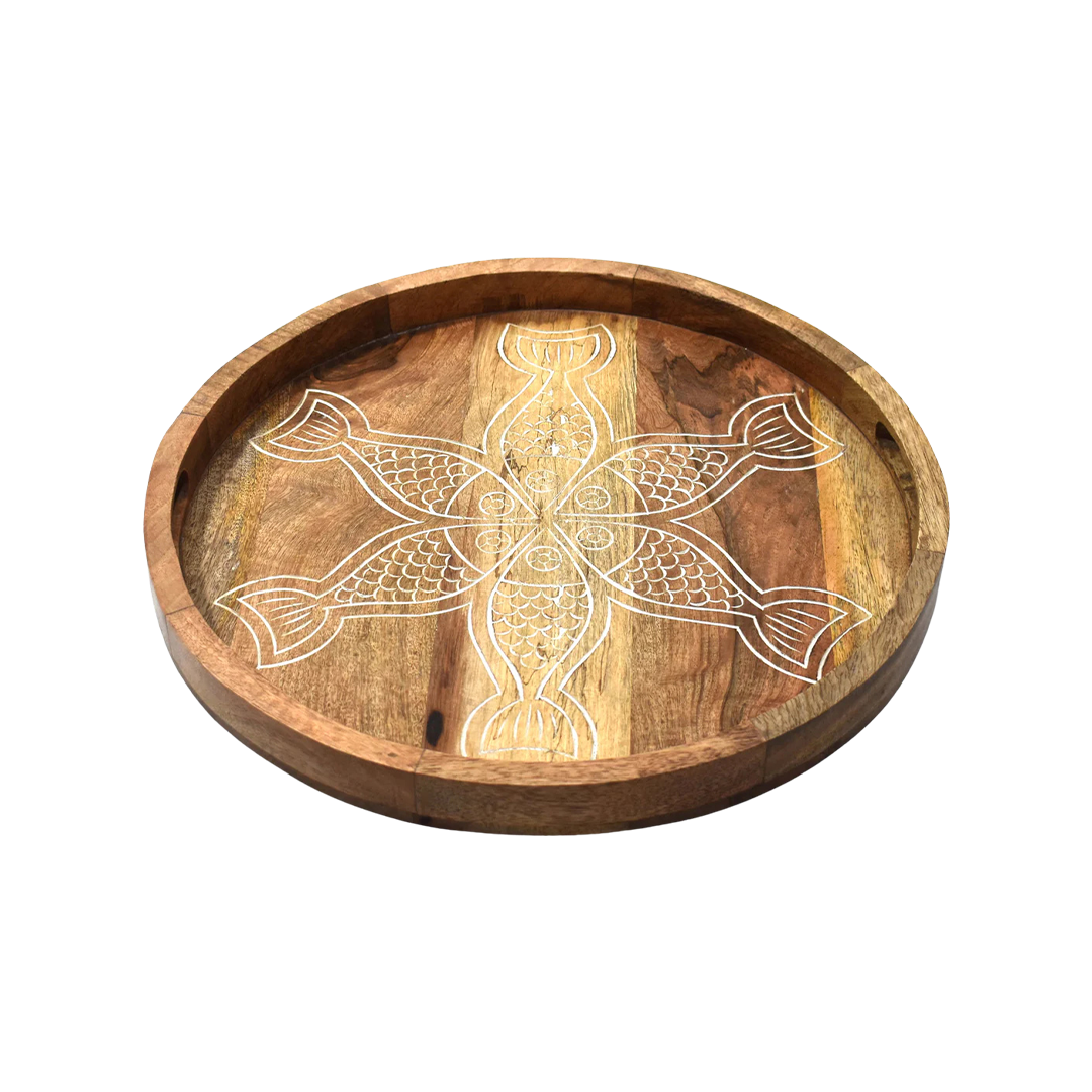 Wooden Carved  Tray
