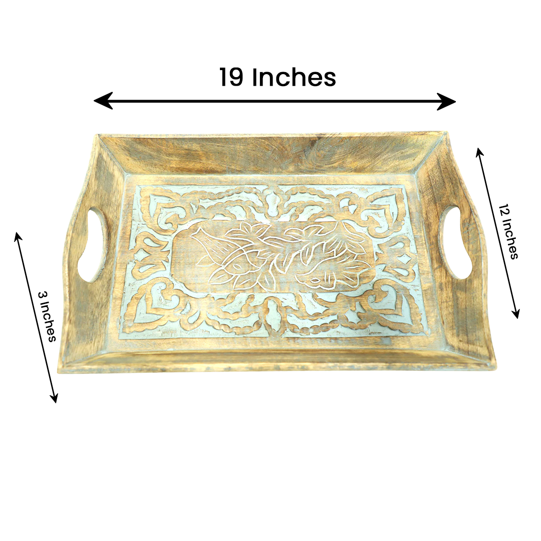 Wooden Carved  Tray (GD1230)