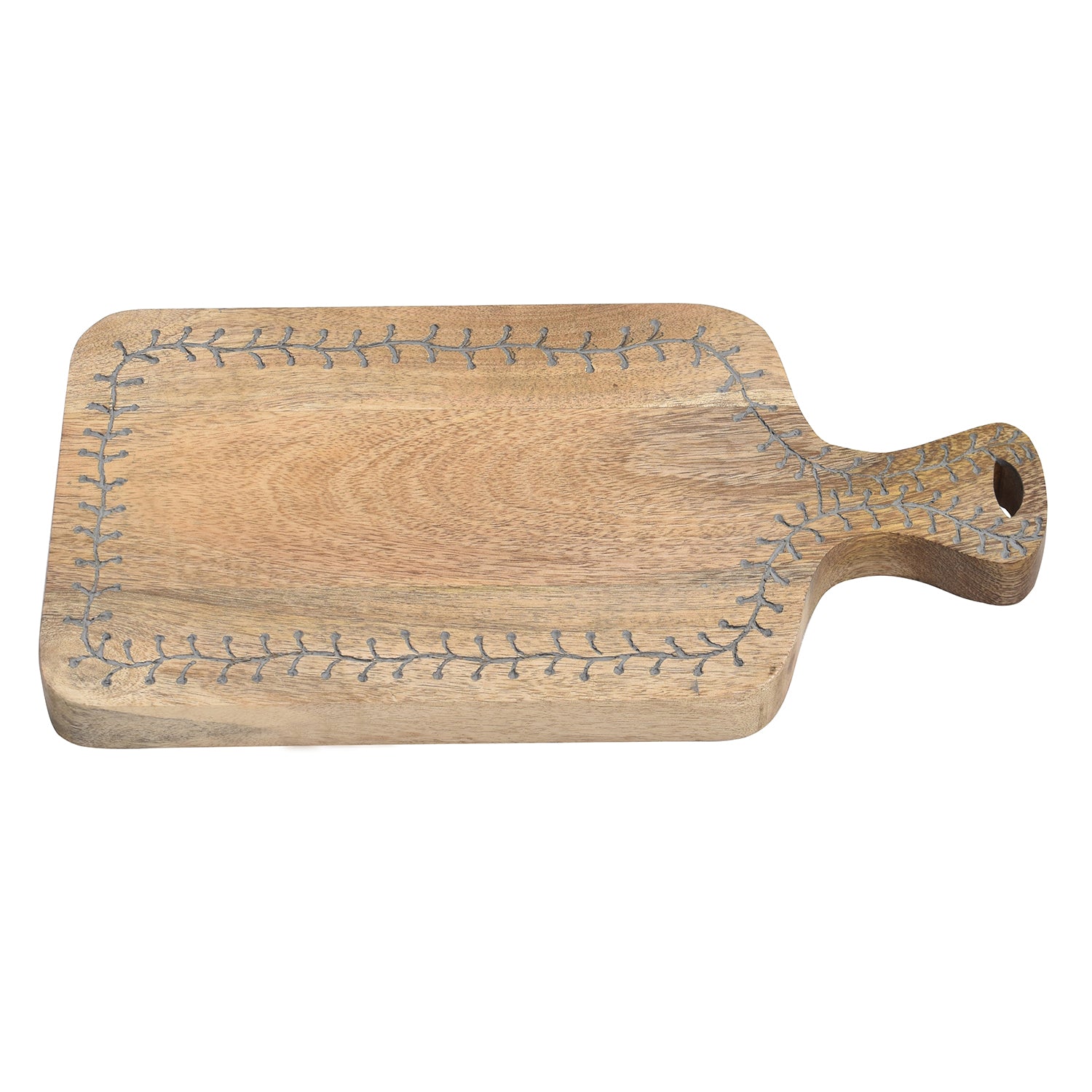 Wooden P carved Platter