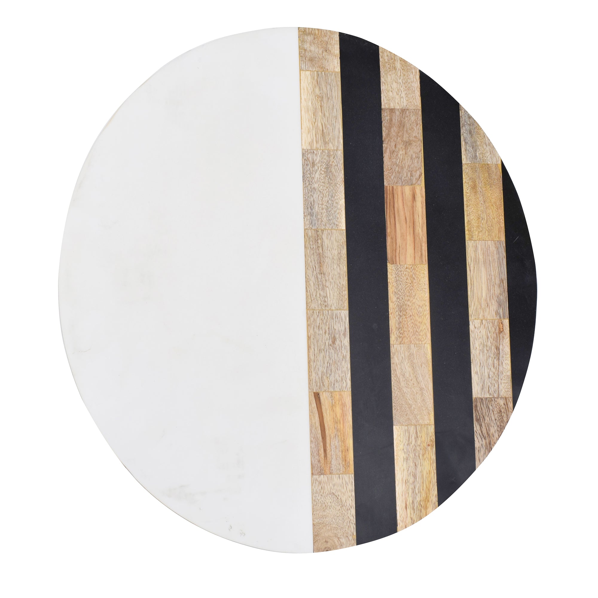 Stripe split design Resin Wooden Table