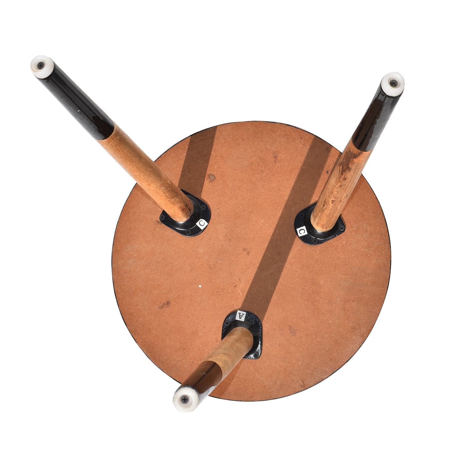 Black Chakra pattern Resin Wooden Table