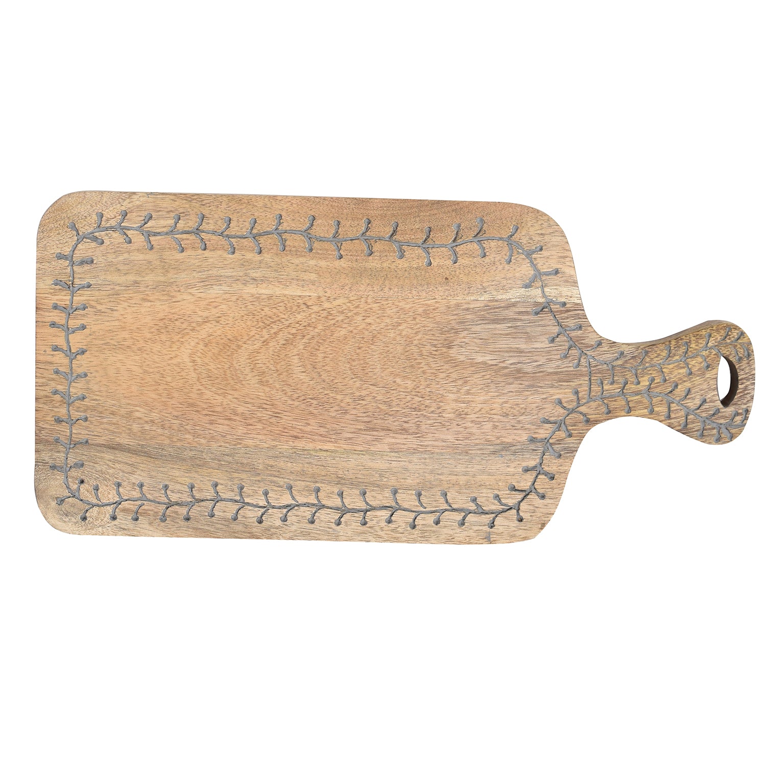 Wooden P carved Platter