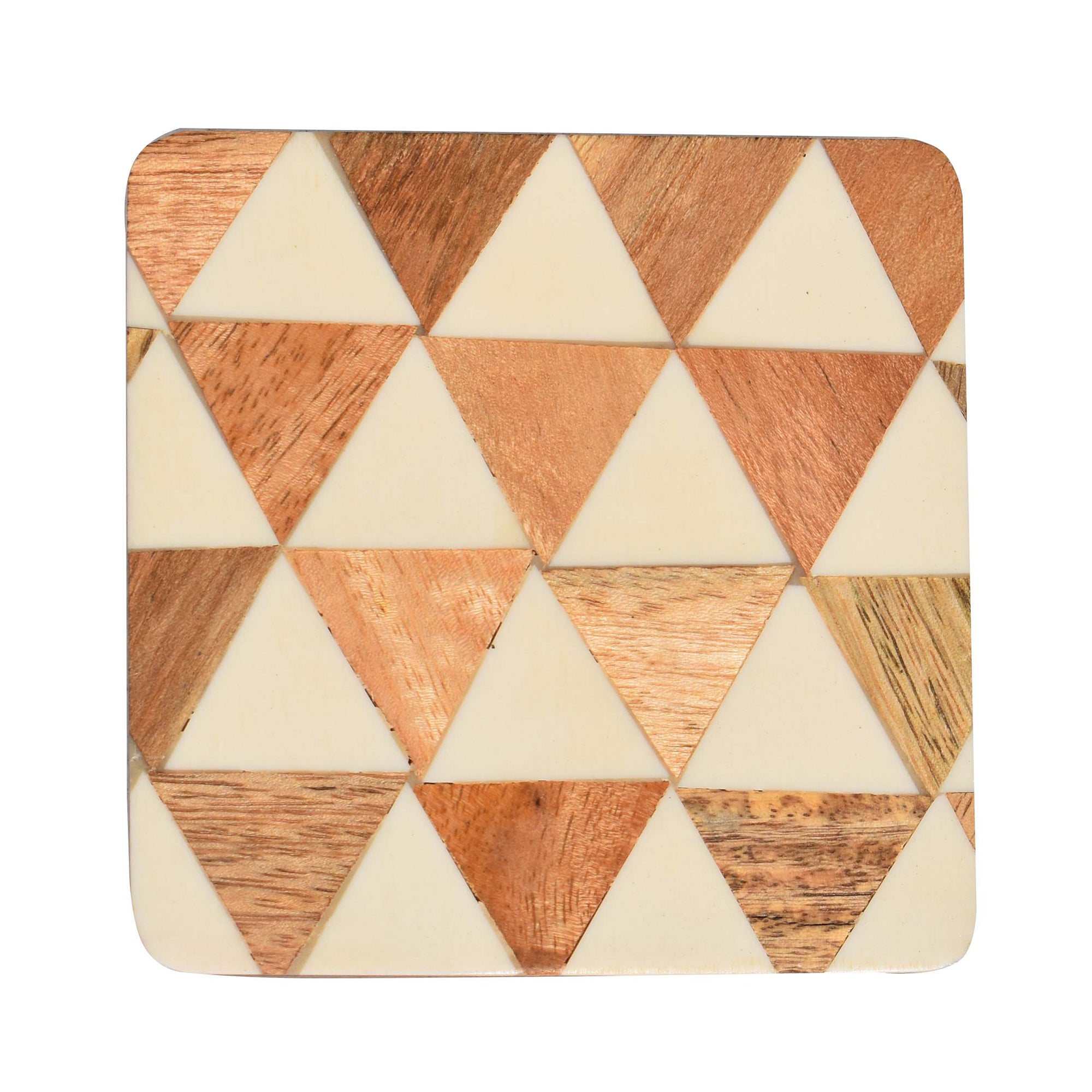 Resin Wooden Coaster(Geometrical Resin)