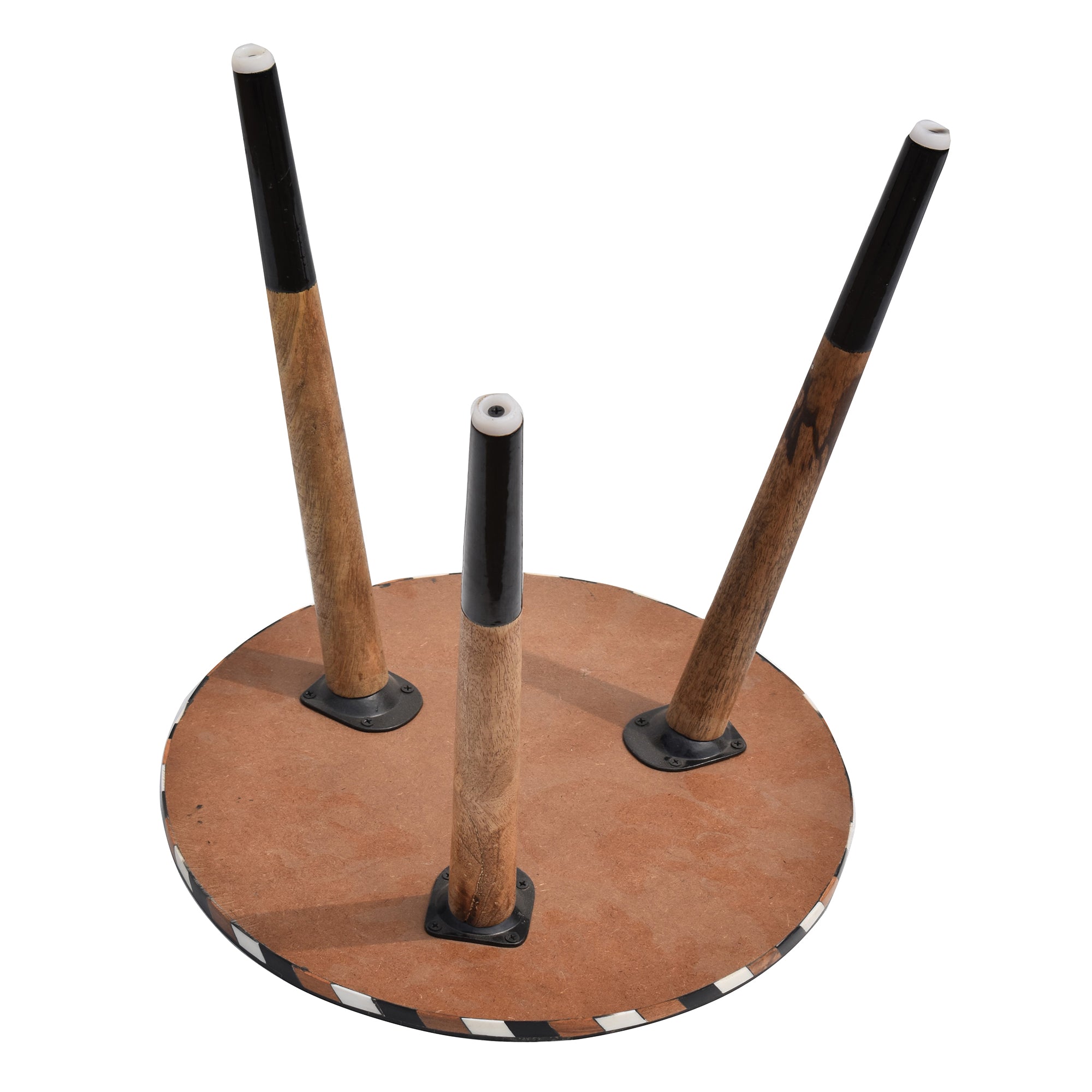 Cube pattern Resin Wooden Table