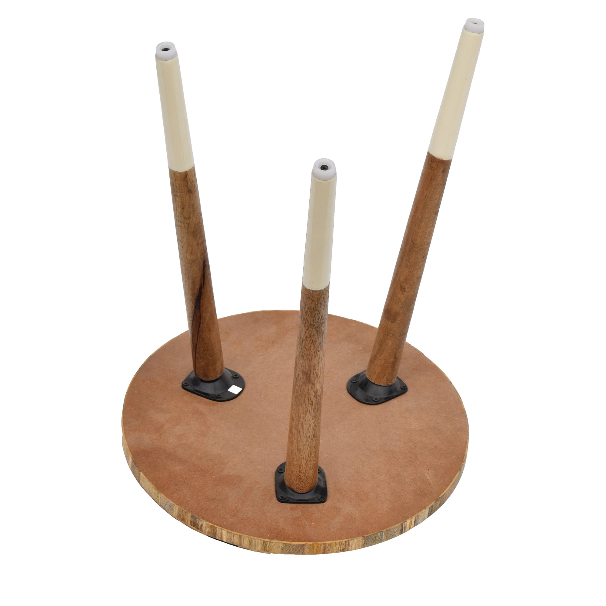 Stripe split design Resin Wooden Table