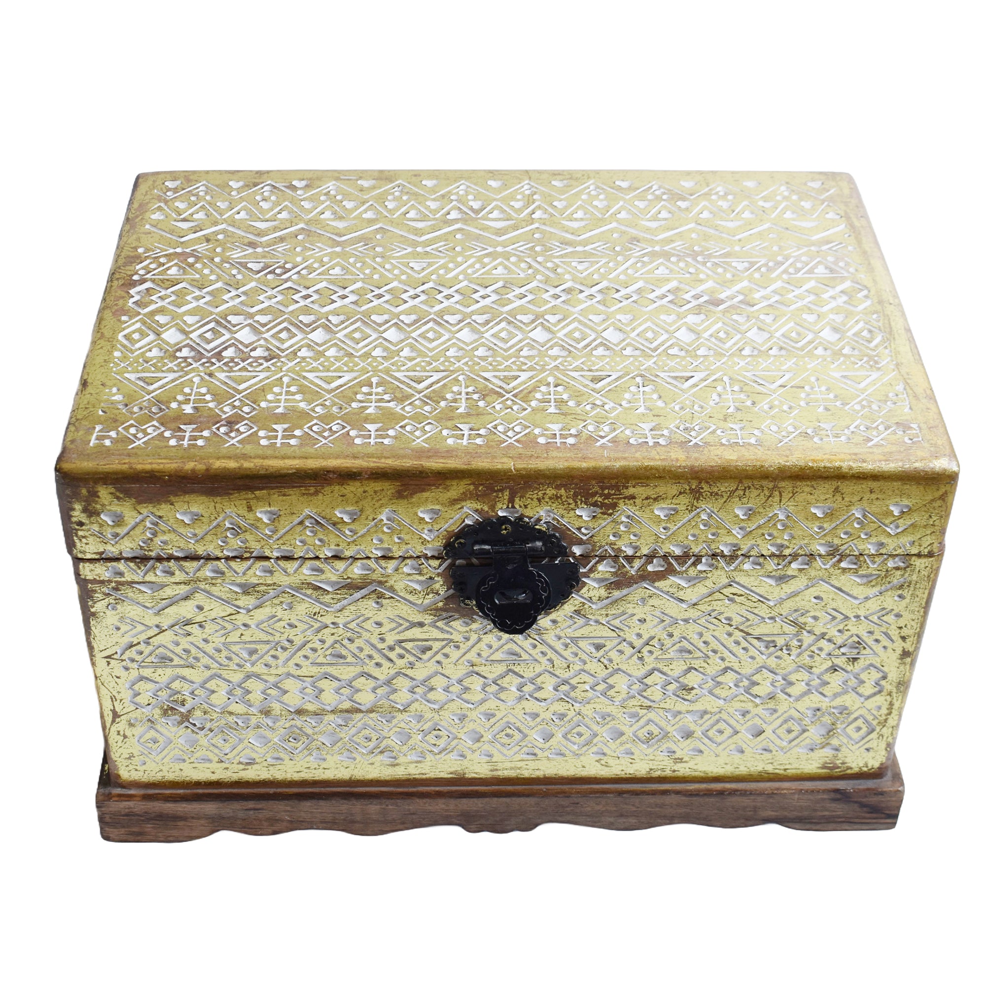 Handcrafted Wooden Trunk