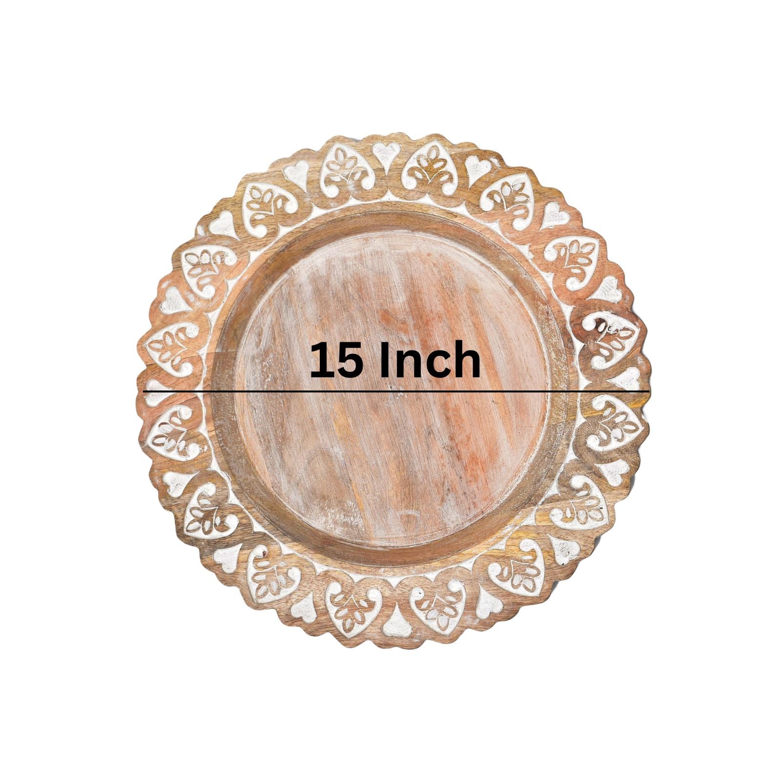Wooden Handmade Table Top Plates