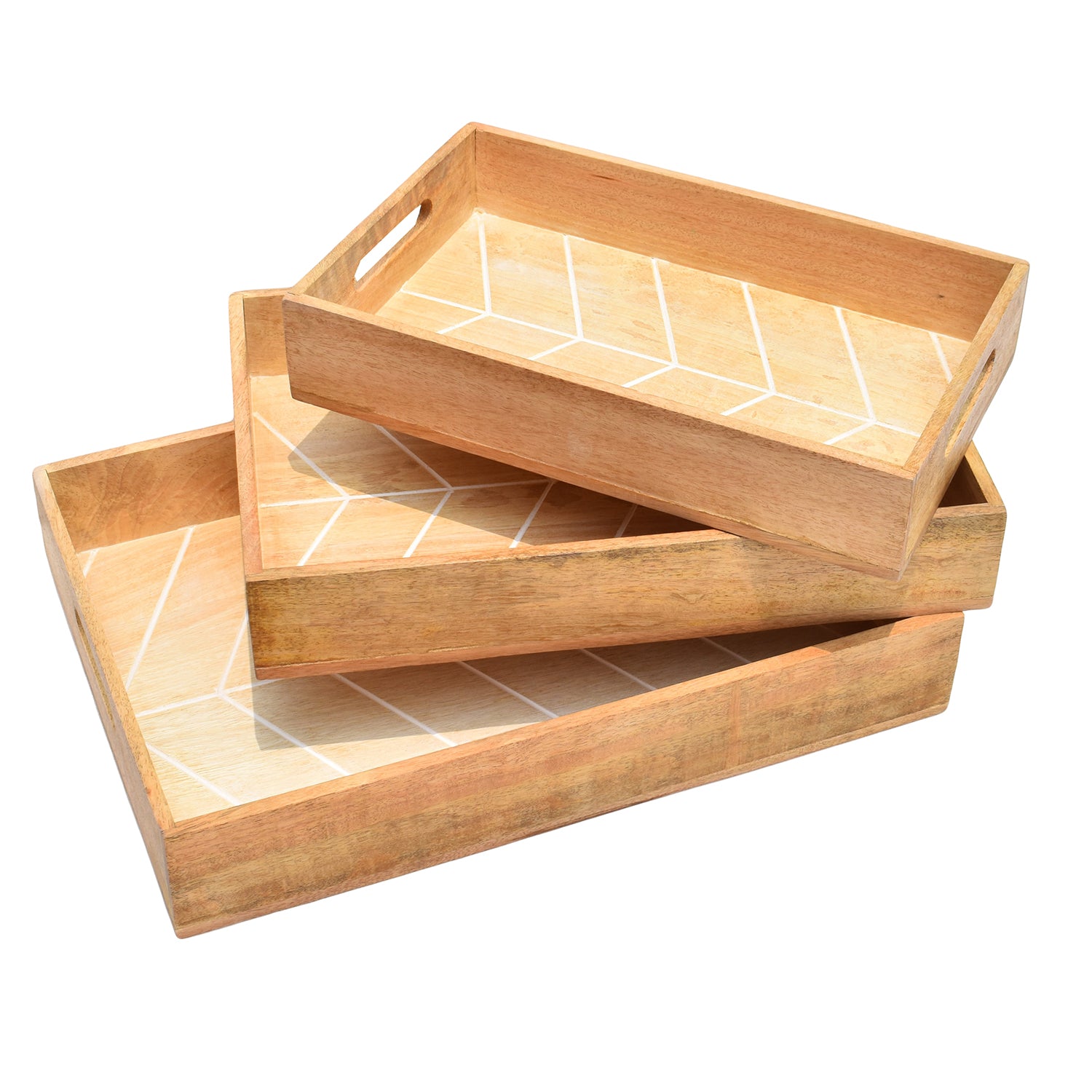 Wooden Tray S/3