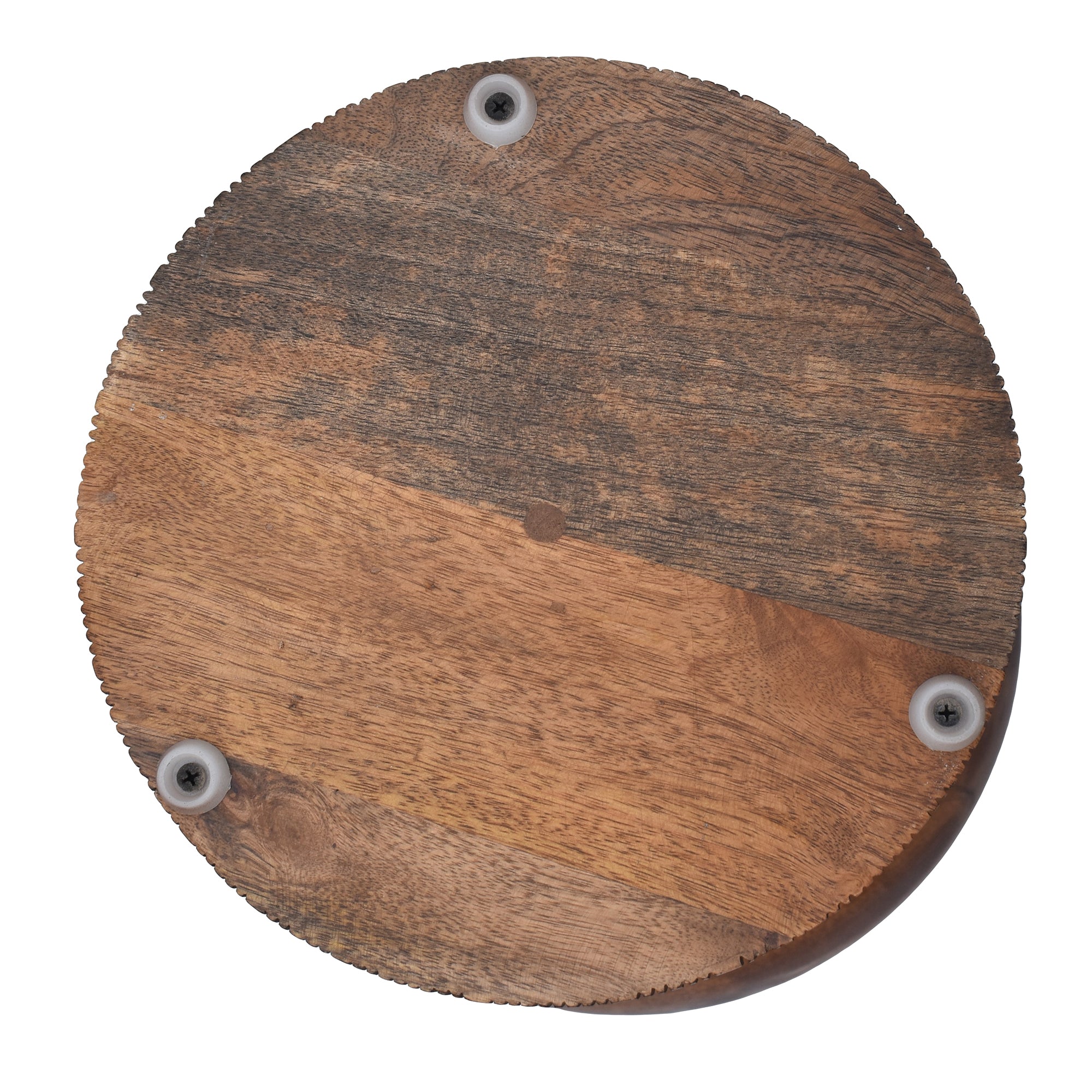 Inverted spheres Wooden Side Table