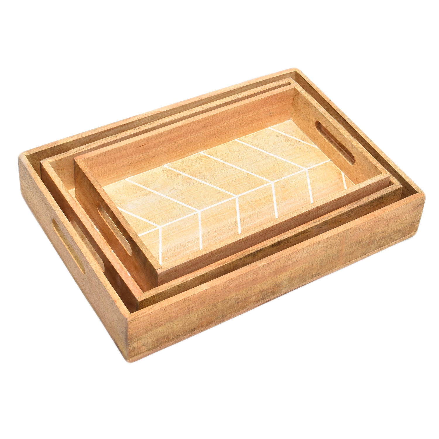 Wooden Tray S/3