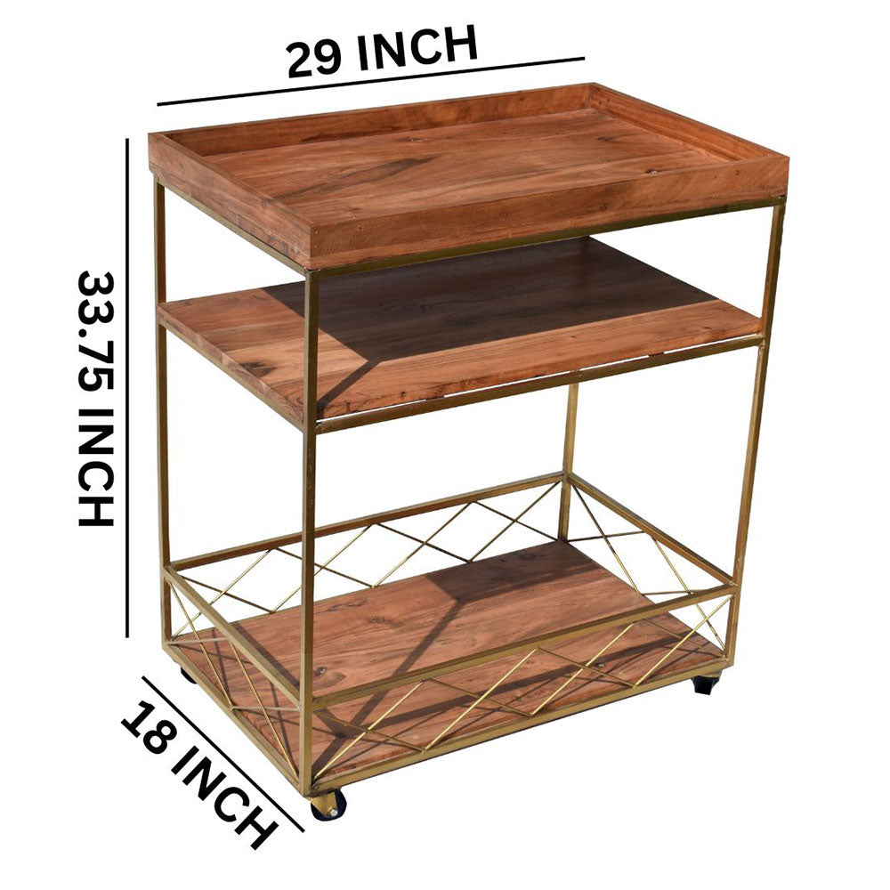 Wooden Bar Cabinets and Trolleys GD6094