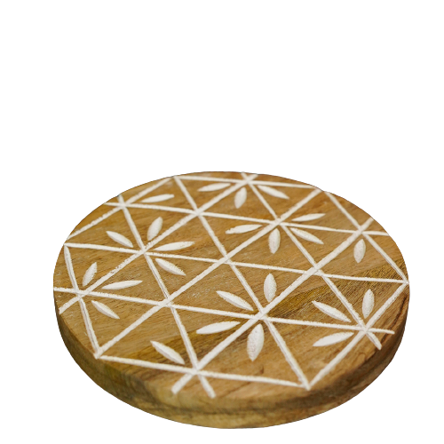 Wooden Carved Trivet