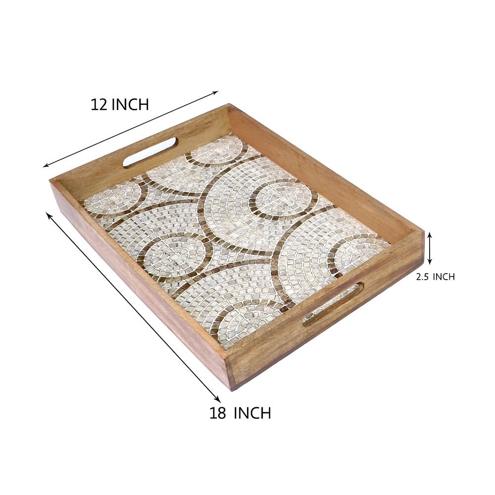 Decal Wooden Tray (GD6076)
