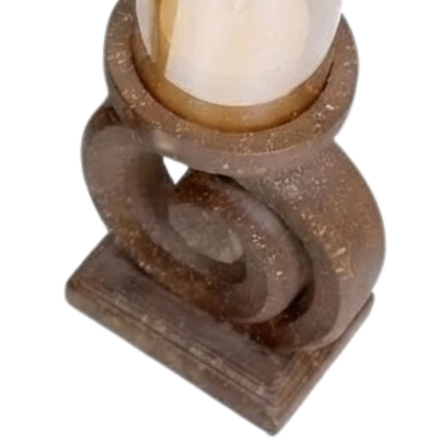Handmade Wooden Candle Holder | Artisan Crafted Home Decor | Unique Candle Accent(Ckacle)