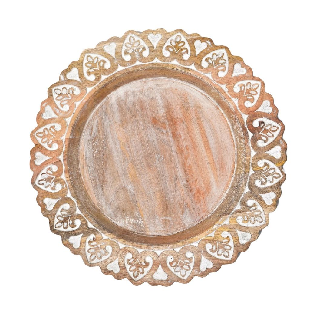 Wooden Handmade Table Top Plates