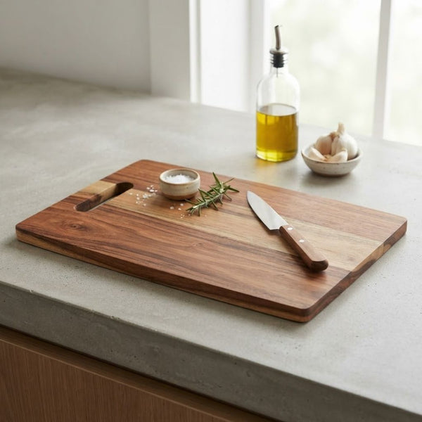 Wooden Chopping Board (14.5x10x0.5")