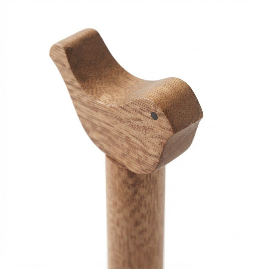 Birdie icon Wooden Kitchen Towel Holder