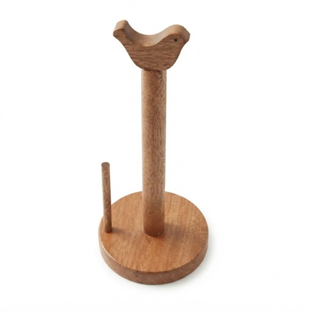 Birdie icon Wooden Kitchen Towel Holder