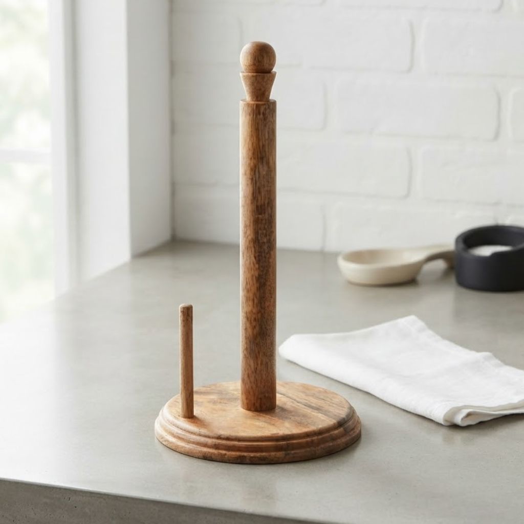 Classic wooden Kitchen Towel Holder