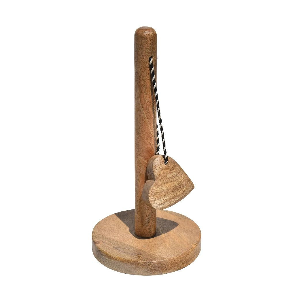 Heart Tassle Kitchen Wooden Towel Holder