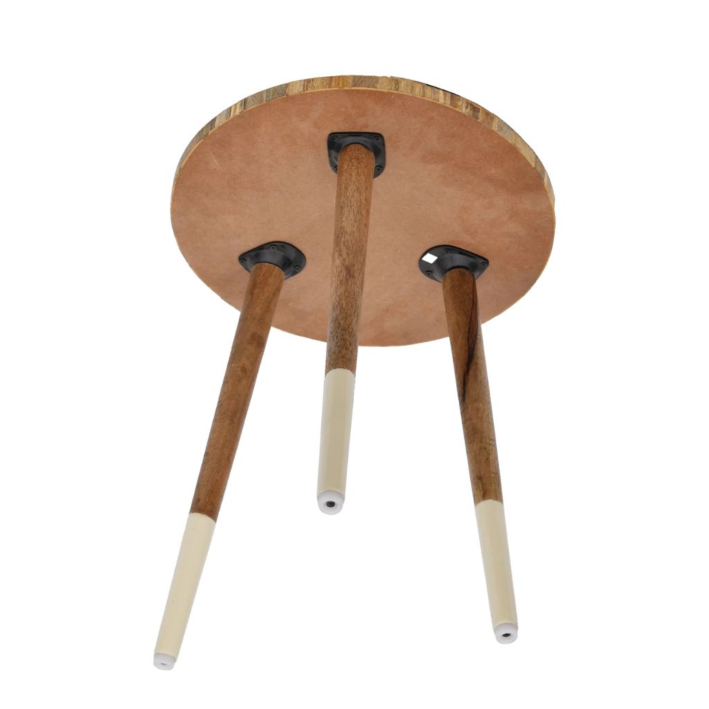 Stripe split design Resin Wooden Table