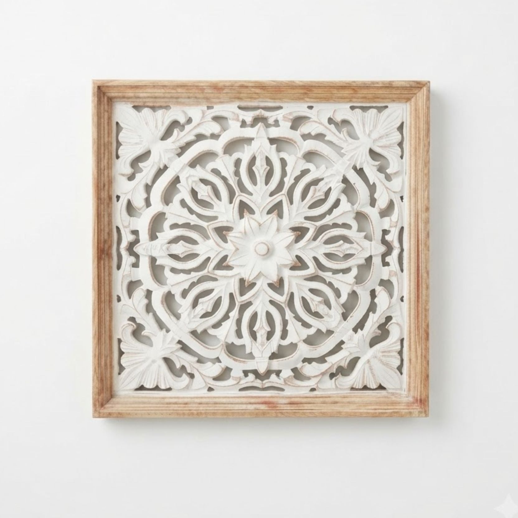 Wooden Mandala design cutwork wall décor
