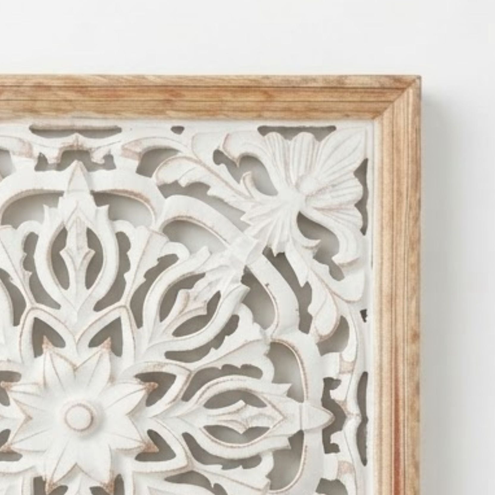 Wooden Mandala design cutwork wall décor