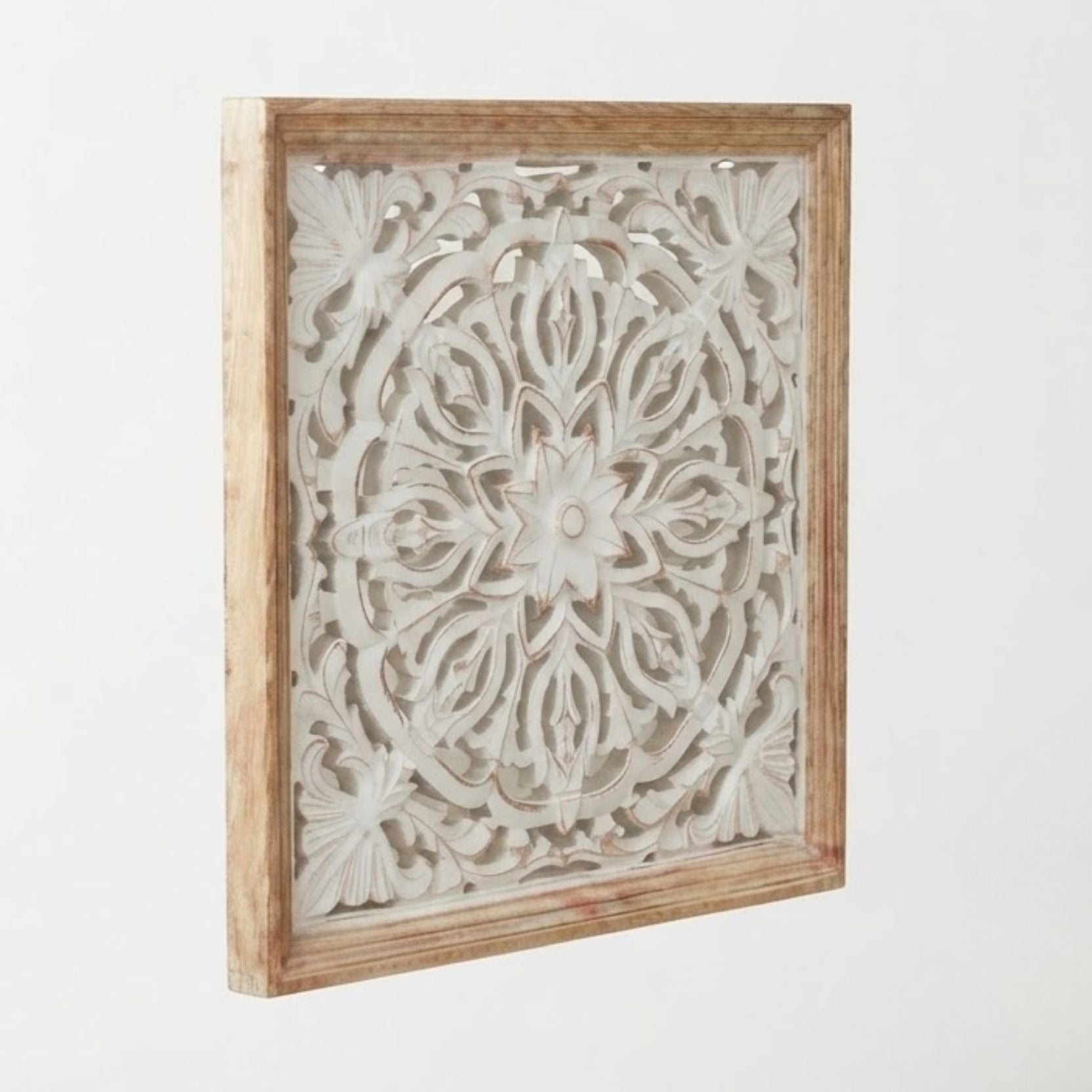 Wooden Mandala design cutwork wall décor