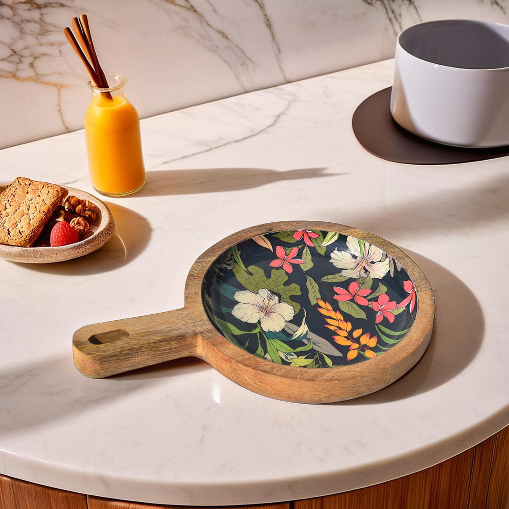 Kitchen- Decal Wooden Platter (GD6105)