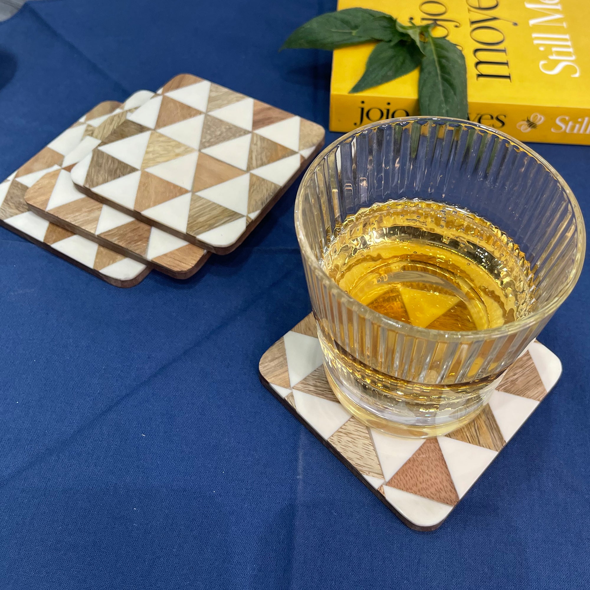 Resin Wooden Coaster(Geometrical Resin)