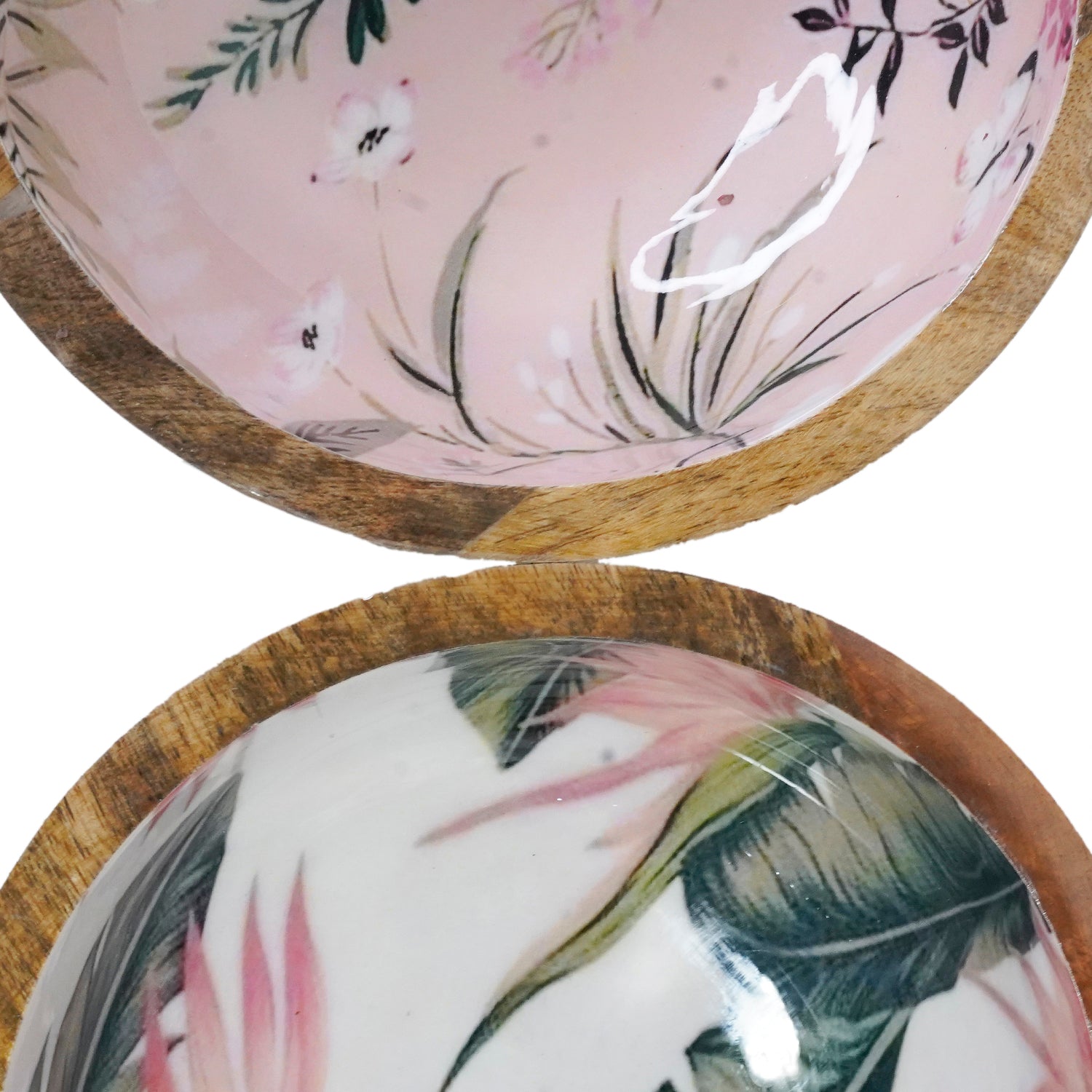 Wooden Decal Bowl (GD1846)