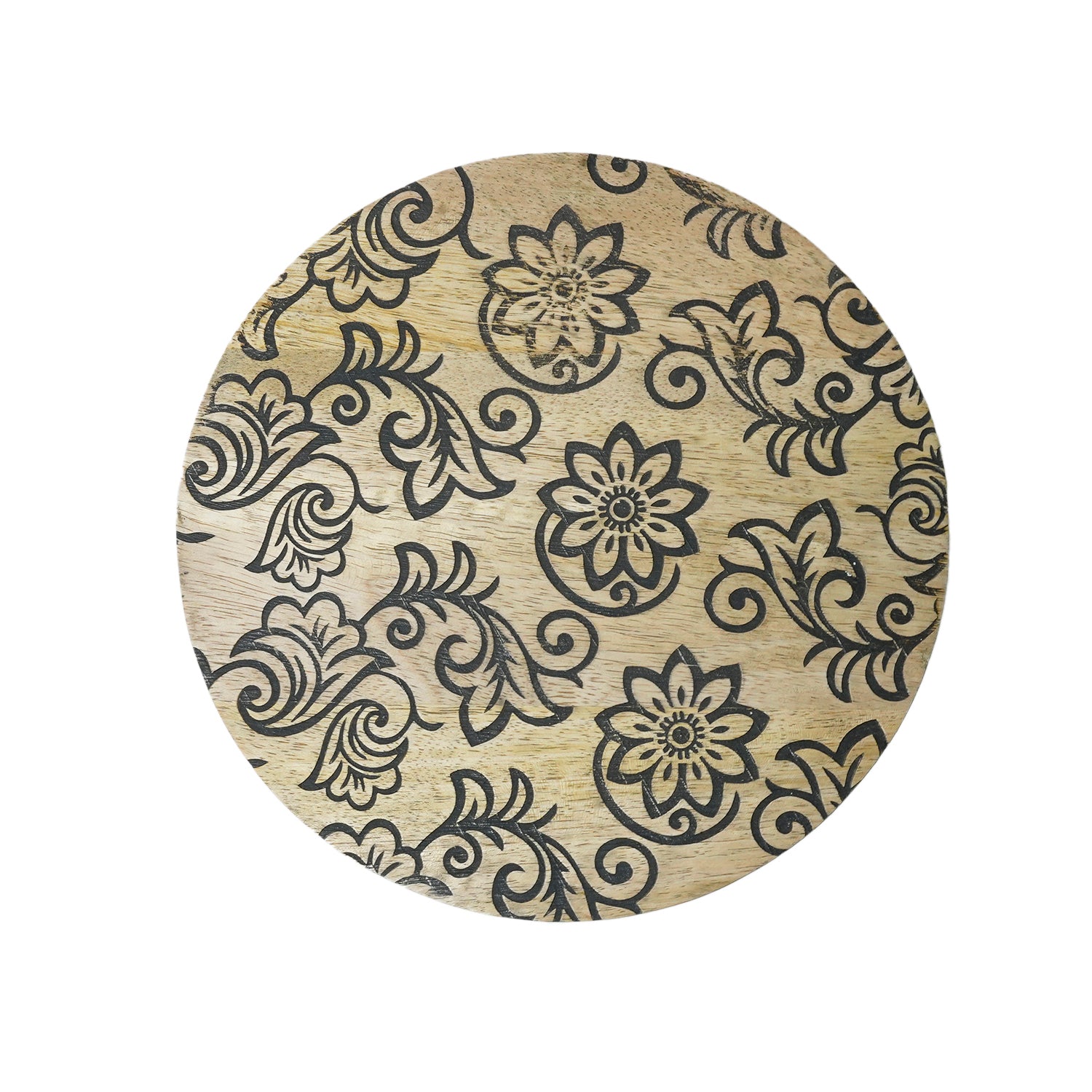 Wooden Carved Plant Stand