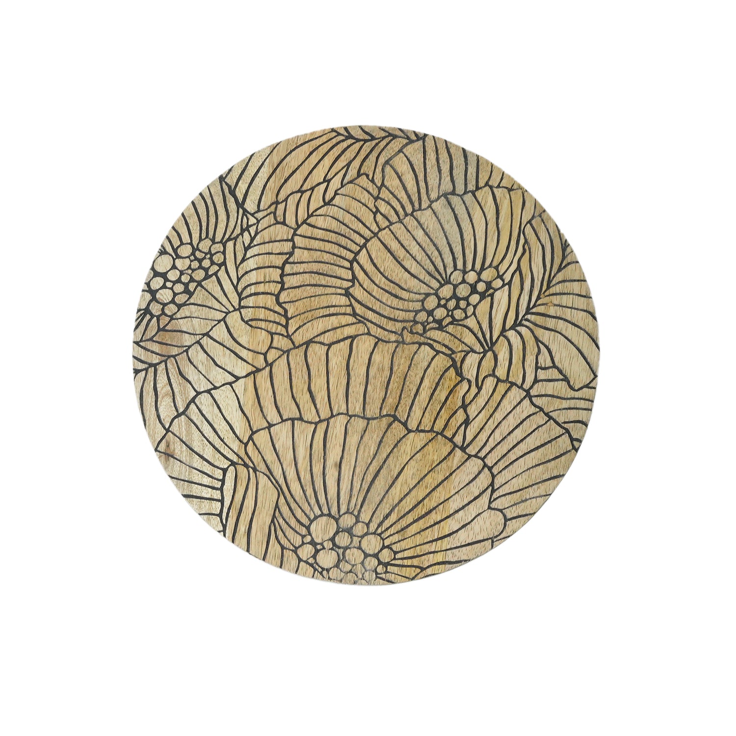 Wooden Carved Plant Stand