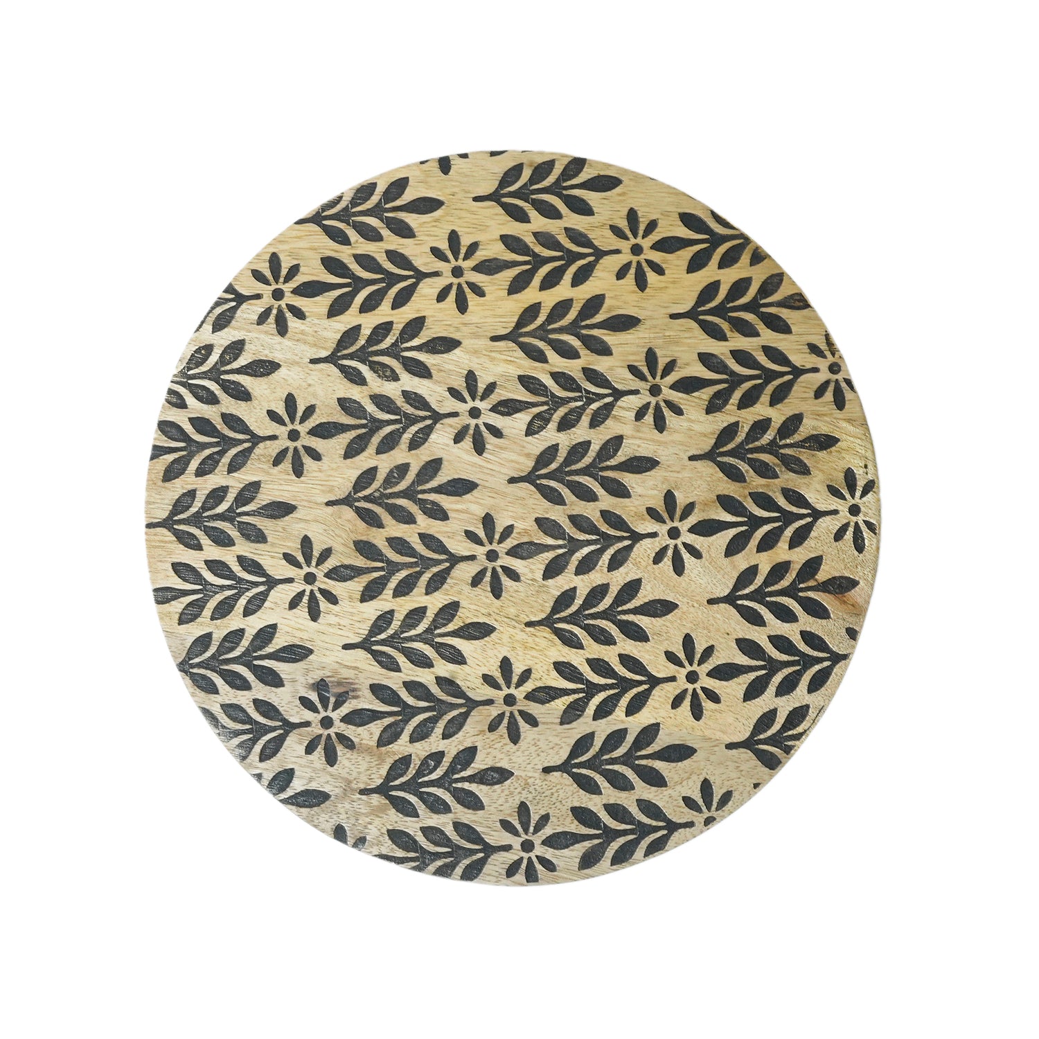 Wooden Carved Plant Stand