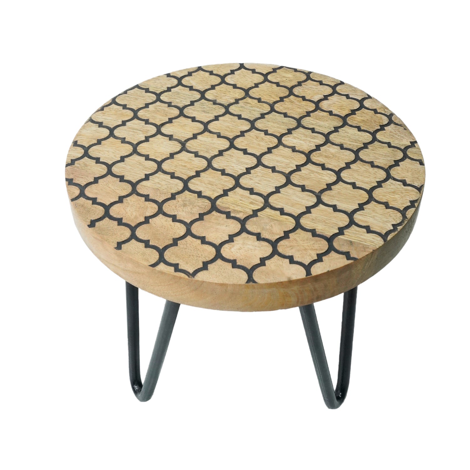 Wooden Carved Plant Stand