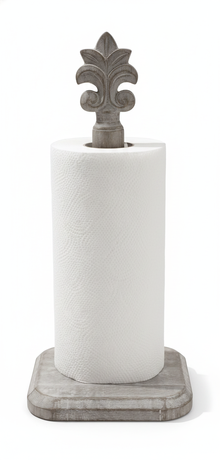 KT027 Wooden Paper Towel Holder