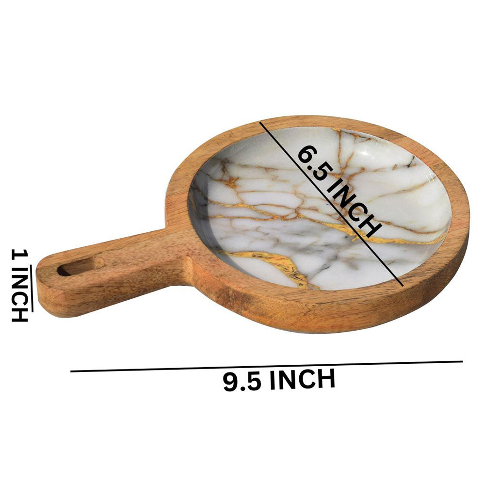 Kitchen- Decal Wooden Platter (GD6106)