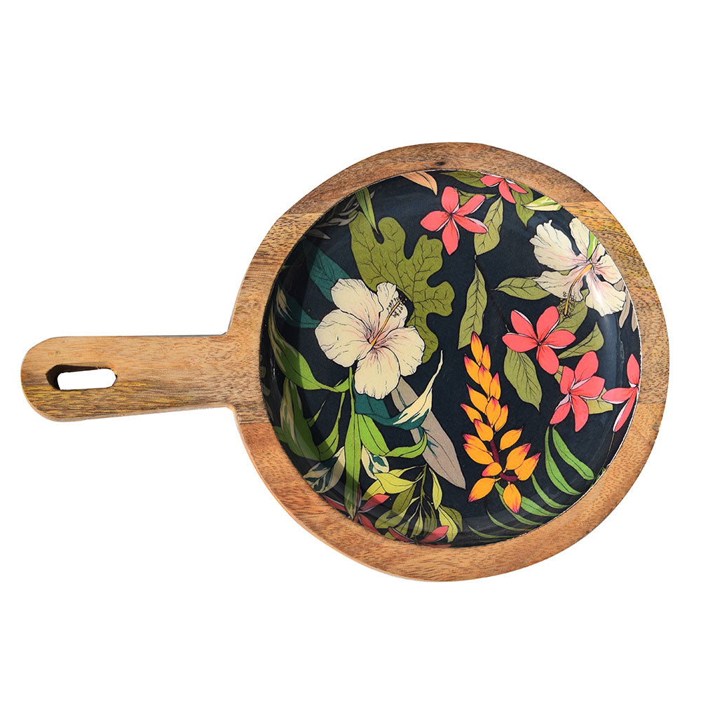 Kitchen- Decal Wooden Platter (GD6105)