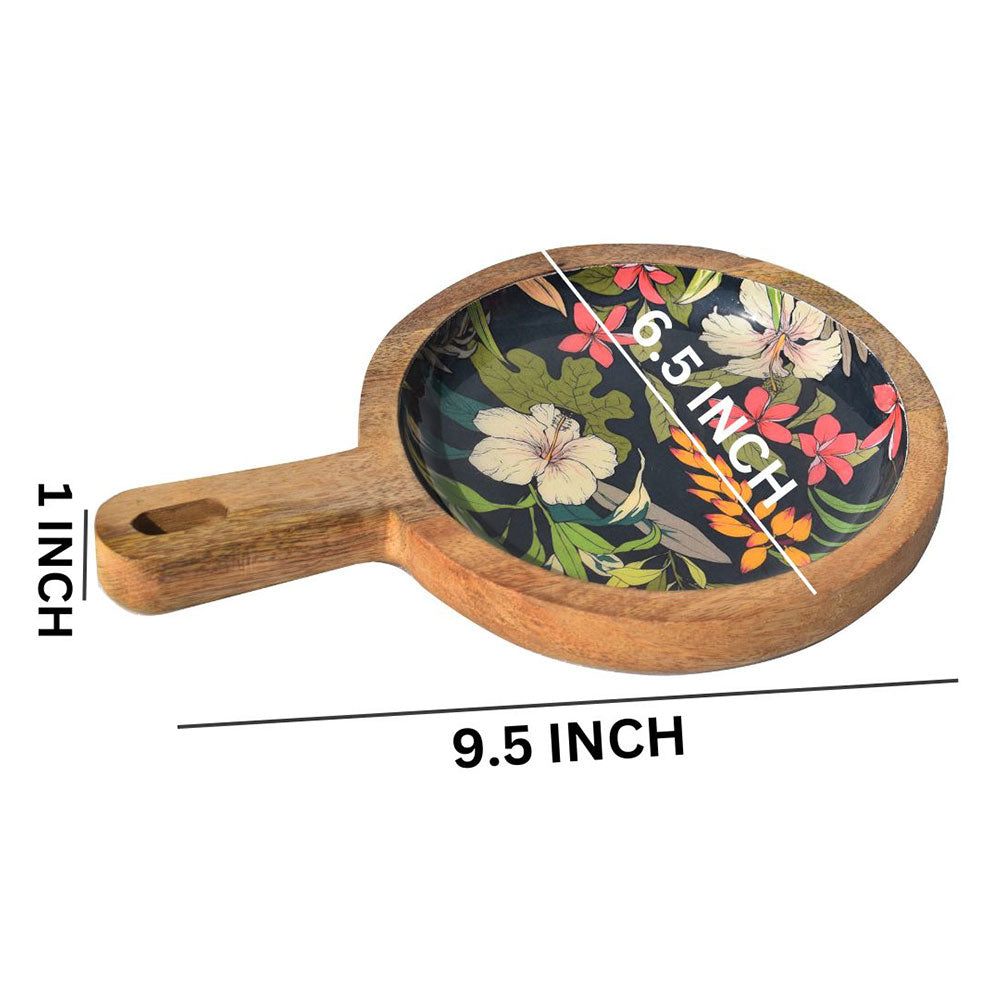 Kitchen- Decal Wooden Platter (GD6105)