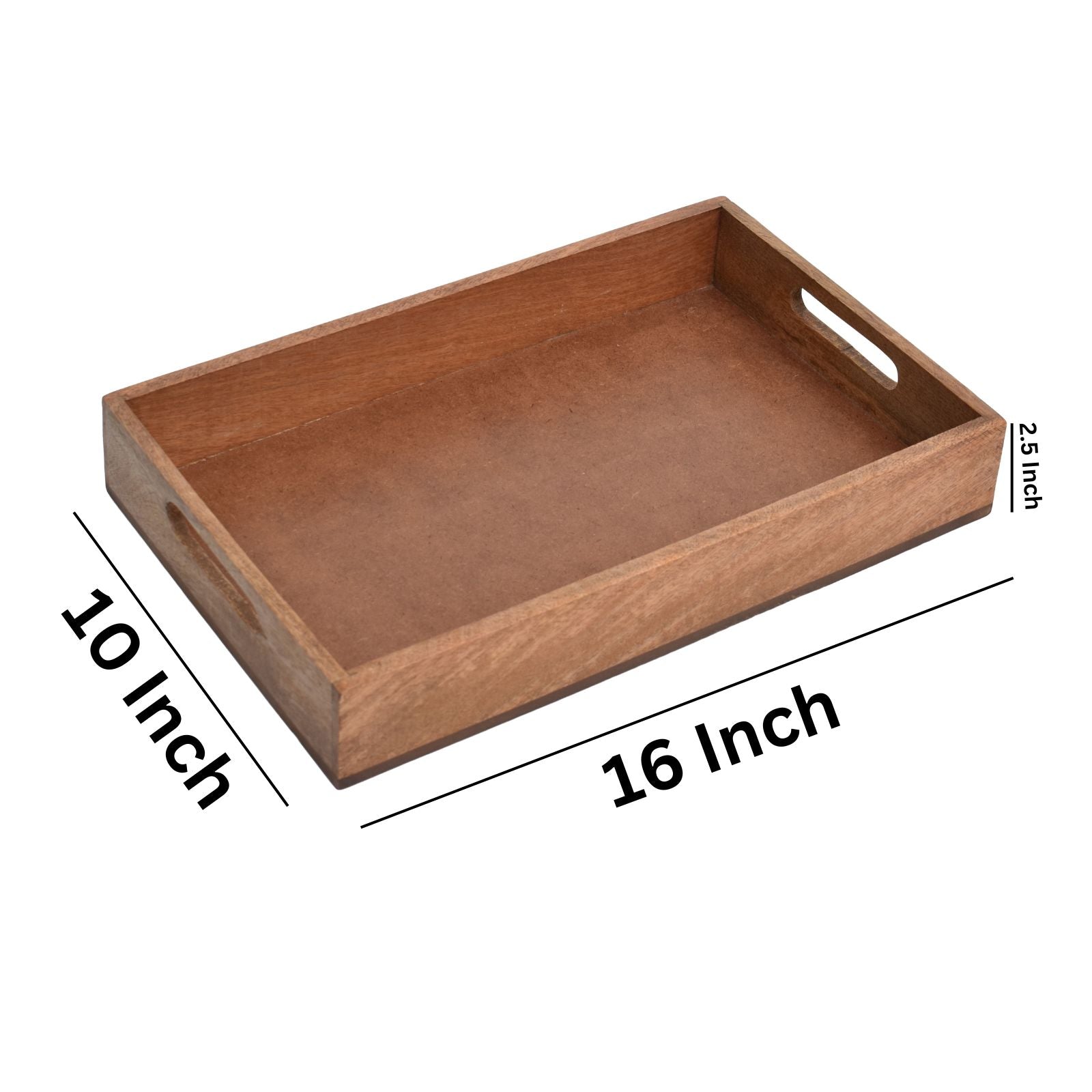 Classic Wooden Tray S/3