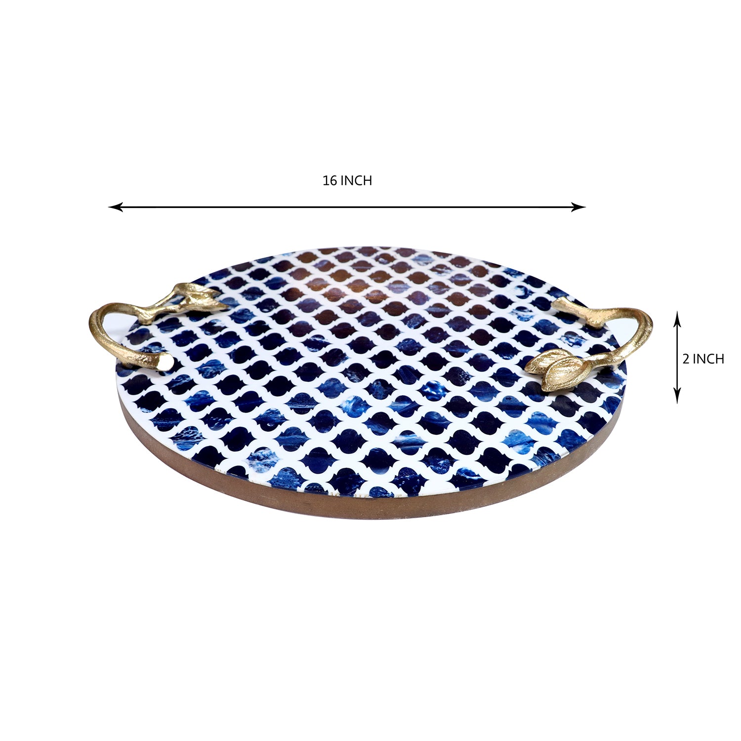 Resin Wooden tray (GD6081)