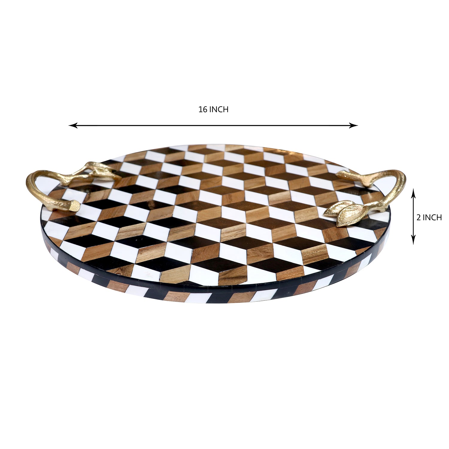 Resin Wooden tray (GD6080)