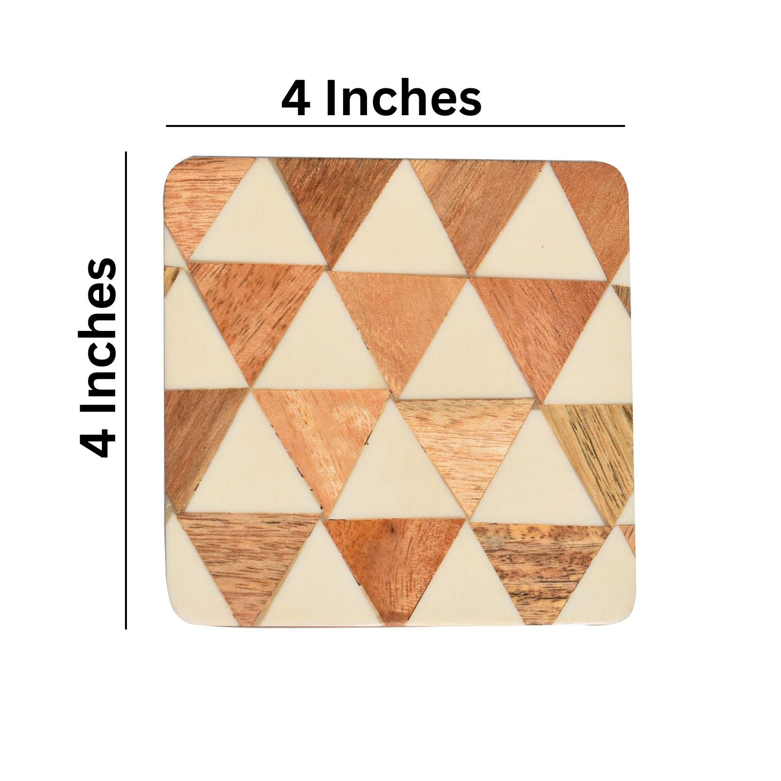 Resin Wooden Coaster(Geometrical Resin)